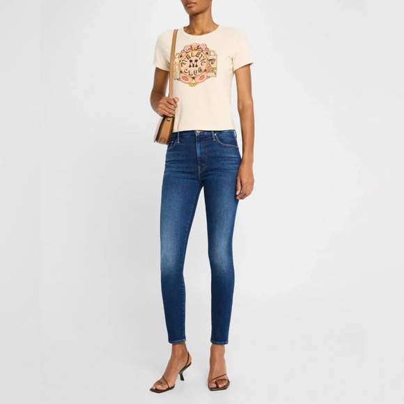 MOTHERThe High Waisted Looker Ankle Jeans
